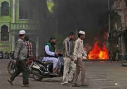 six cars set on fire in old hyderabad