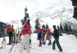 spring snow festival in sonmarg