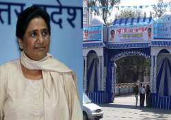 supersititious mayawati moves out of cm s official residence