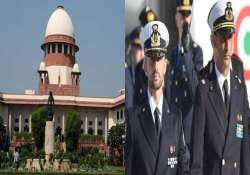 supreme court notice on italian marines plea against probe by nia