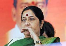 sushma swaraj demands decisive action on indian kids in norwegian home