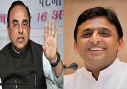 swamy meets akhilesh over allegations against chidambaram