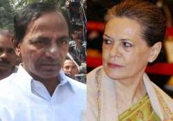 trs chief meets sonia gandhi amid talks of merger