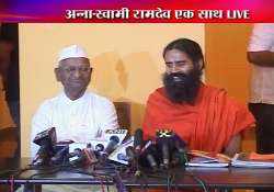 team anna upset with baba ramdev