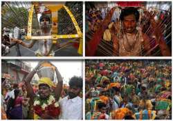 thousands of devotees pierce their bodies during tamil nadu s lord muruga festival