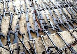 three held for illegal possession of arms