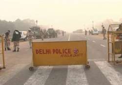 traffic restrictions eased near india gate raisina hills