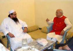 turmoil in parliament over vaidik s meeting with hafiz