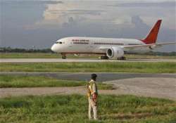 two tyres of air india plane burst while landing in assam