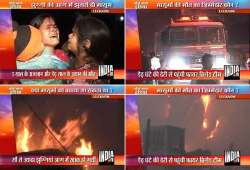 two kids perish in lucknow slum fire