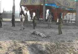 two killed dozen injured in police firing in bihar