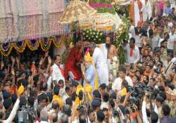 uavs keep watch as modi flags off jagannath rath yatra