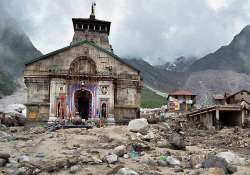 uttarakhand stage set for resumption of prayers at kedarnath shrine