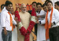 vadnagar gets ready to celebrate modi s swearing in