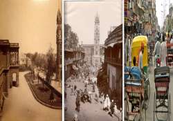 watch in pics delhi s chandni chowk down the years