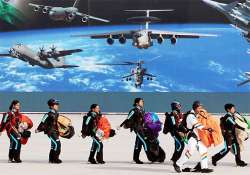 woman sky divers steal the show at iaf parade