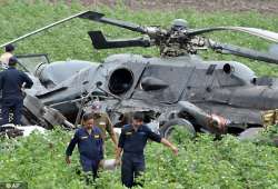 nine killed as two iaf choppers collide mid air