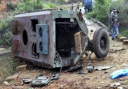 13 policemen including oc killed in maoist attack