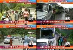 5 000 tourists trapped near uttarkashi due to landslide