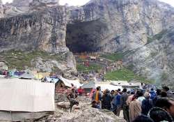 amarnath yatra 66 000 pilgrims pay obeisance at shrine