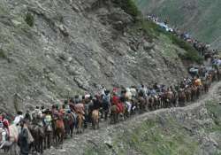 30th batch of amarnath pilgrims left for shrine