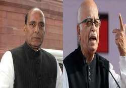 advani can choose his constituency says rajnath