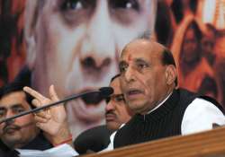 advani s remarks on modi was misinterpreted says rajnath