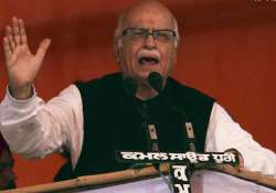 advani stakes claim fight ls polls from gandhinagar