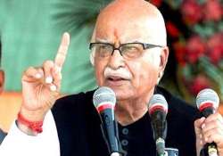 advani in ayodhya talks of ram temple