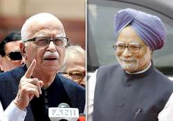 advani takes potshots at pm