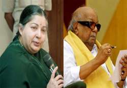 arch rivals jayalalithaa karunanidhi welcome union budget