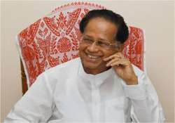 bjp aiudf in unholy alliance for rs polls gogoi