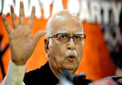 bjp national council don t be overconfident cautions advani