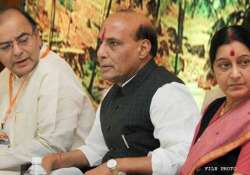 bjp s brainstorming session begins in new delhi