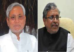 bjp seeks nitish s resignation after rout in general elections