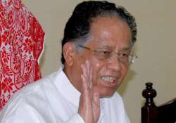 bjp agp playing politics over assam violence tarun gogoi