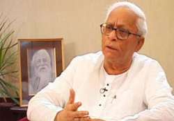 buddhadeb in left front march against attack on mollah