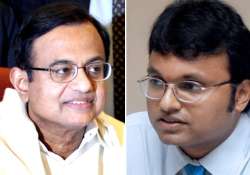 chidambaram son dismiss charge as wild