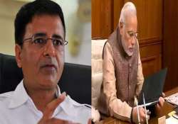 congress says modi vesting all powers in pmo