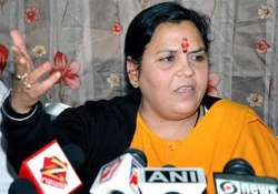 dialogue best way to solve ayodhya dispute uma bharti