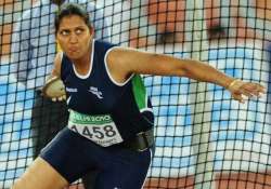 discus thrower krishna poonia joins congress in rajasthan