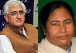 don t think mamata stranger to how cong feels about indira salman khurshid