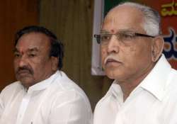 eswarappa trying to throw me out of bjp yeddyurappa