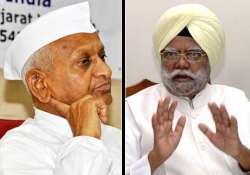 hazare indulging in cheap publicity stunt buta