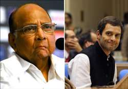 i can t work with rahul gandhi sharad pawar