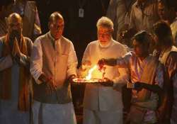 in pics narendra modi attends ganga aarti in varanasi