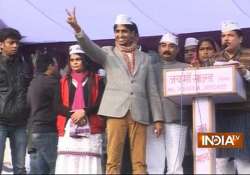 in pics amethi rally of aap leader kumar vishwas