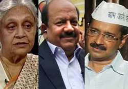 india tv c voter survey predicts hung delhi assembly bjp 29 congress 27 aap 10