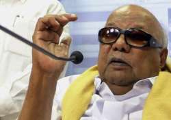 dmk chief karunanidhi praises son stalin refutes claims of differences between two