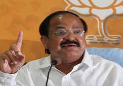 no question of a rethink on land bill venkaiah naidu